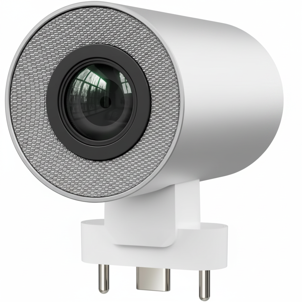 4K Smart Camera, 6 Mics, 142° Wide View, AI Tracking Board