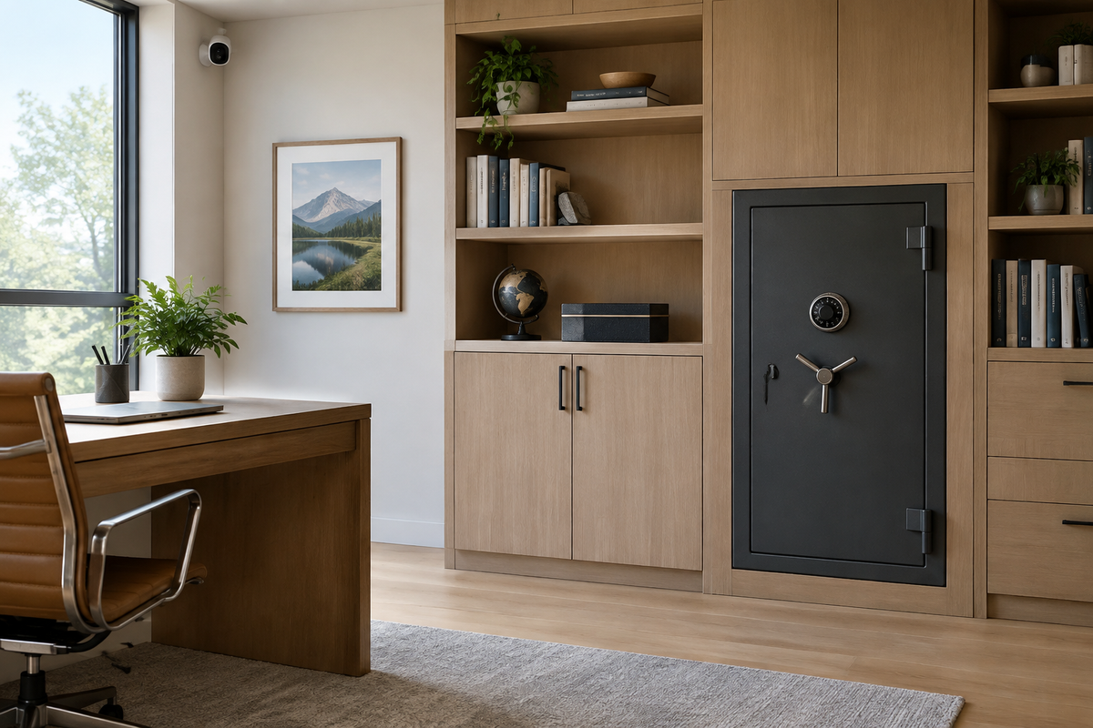 Photorealistic home safe and security camera