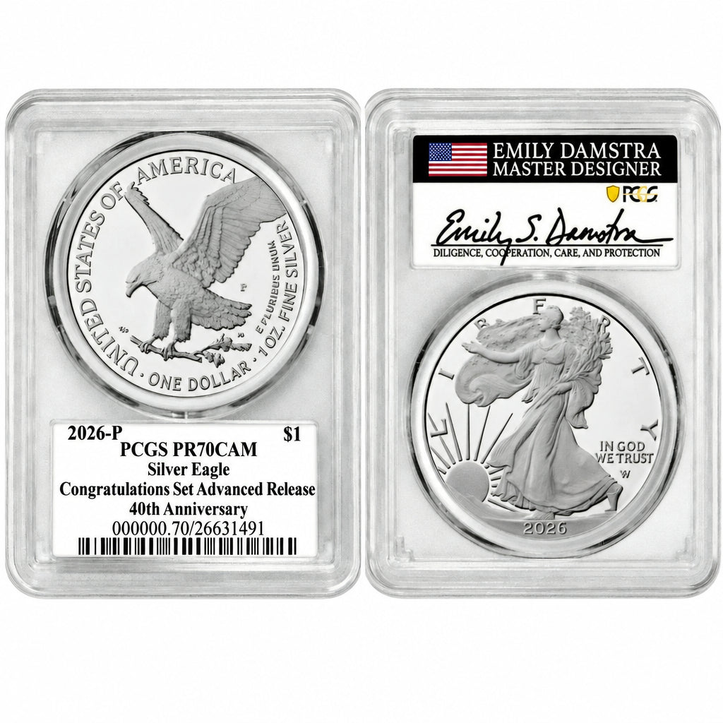 2026-P ASE PF70 ADVANCE RELEASES CONGRATULATIONS SET DAMSTRA LABEL COA INCLUDED