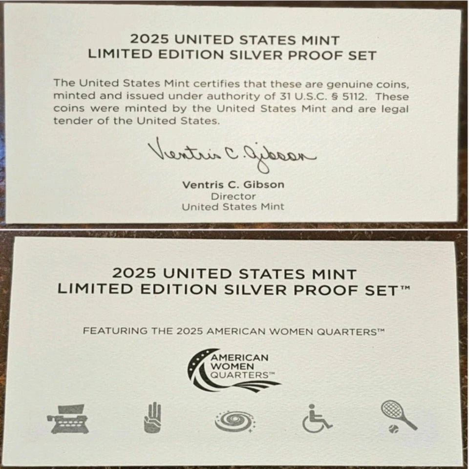 2025-S US MINT LIMITED EDITION SILVER PROOF SET $1 ASE PCGS PF70 ADVANCE RELEASE