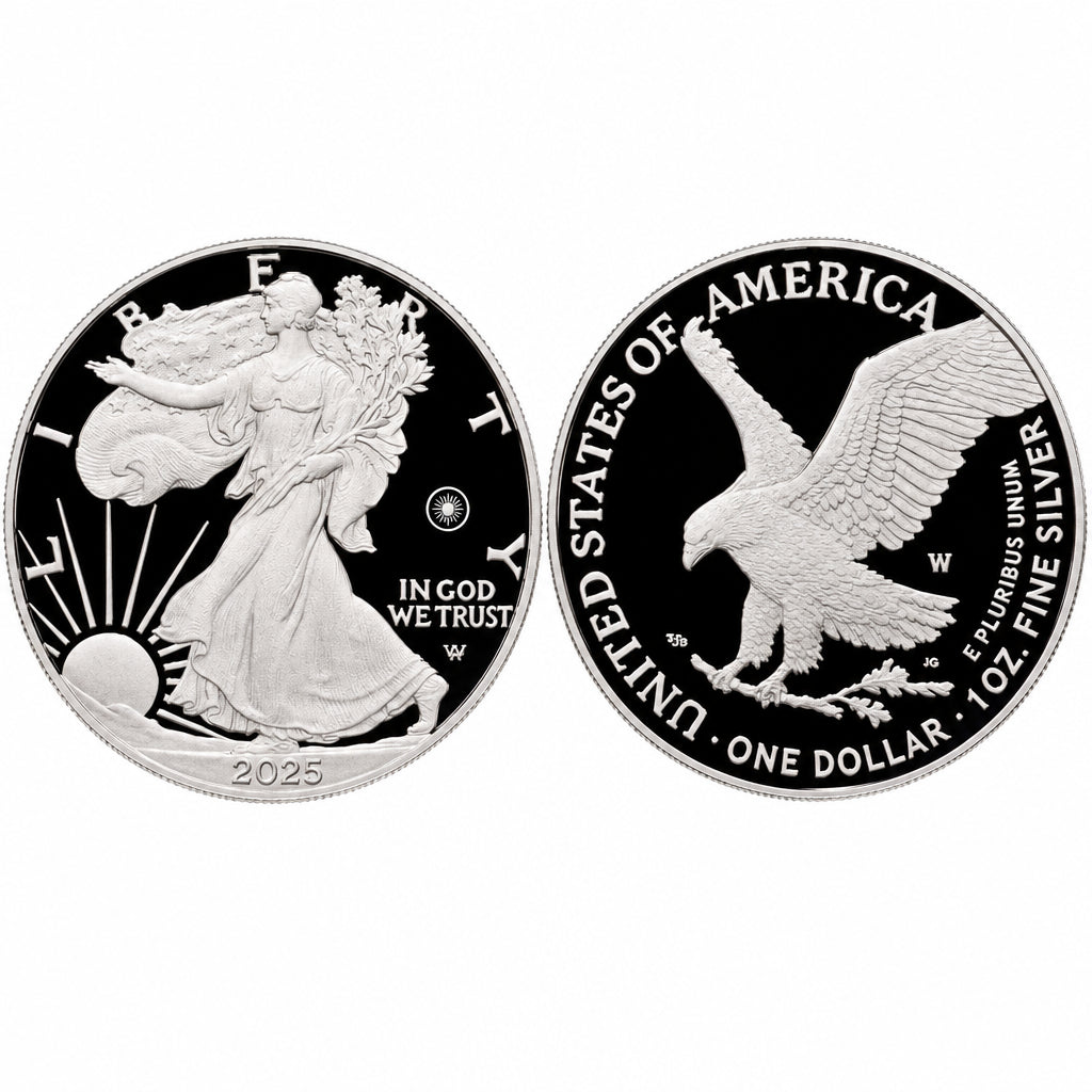 2025-W $1 PROOF ASE LASER BEAM PRIVY NGC PF70 FDOI GAUDIOSO